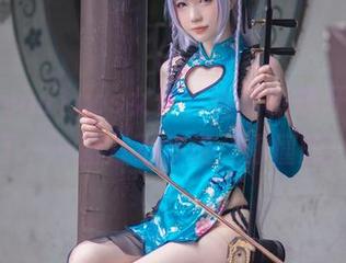 当妖少you1cos女仆，连猫咪都开始侧目了——图片不多说，你懂的！